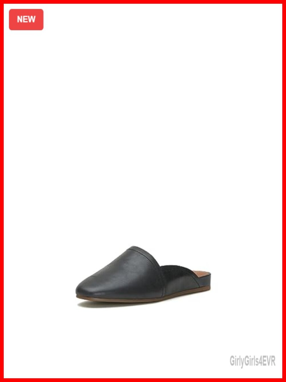 Lucky Brand Leather Flat Slip On Mule - Women's Casual Shoe